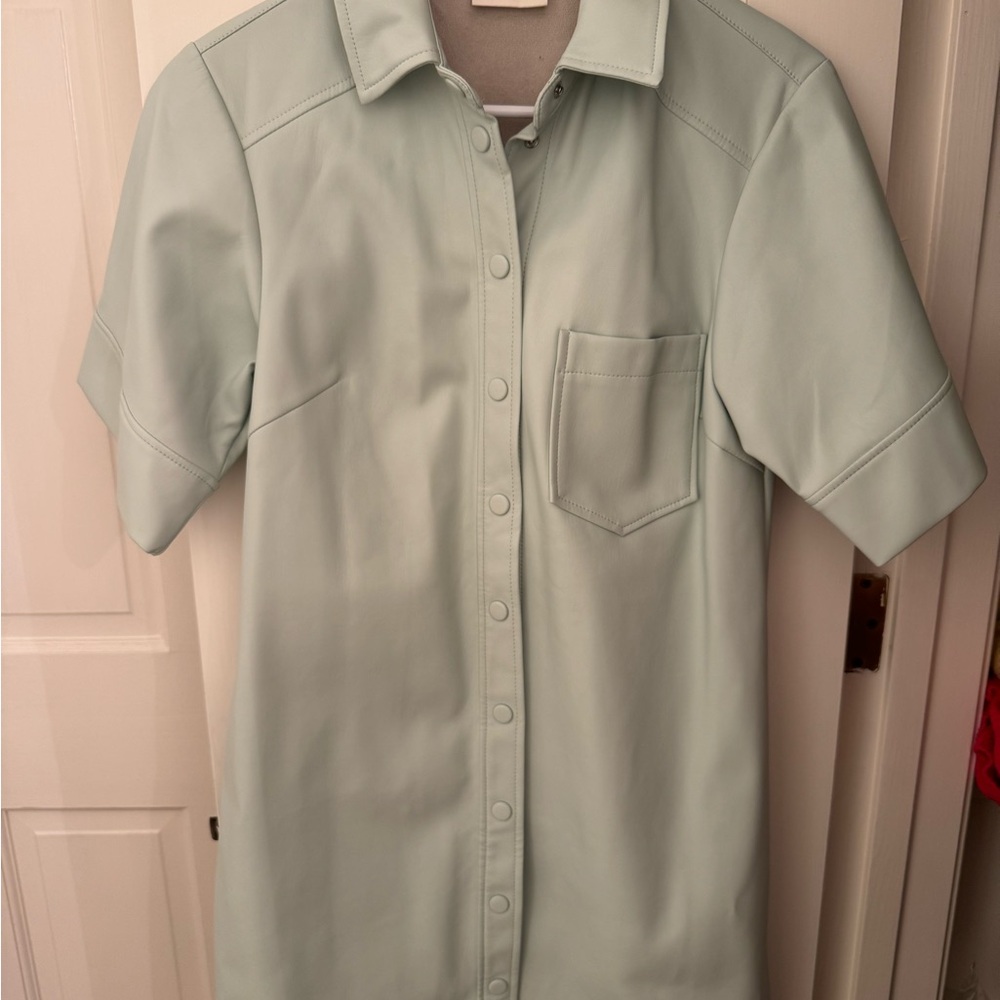 Maeve by Anthropologie Mint Green Mini Dress